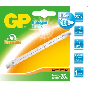 Gp halogeenlamp R7s 118mm 120W 1950Lm staaf