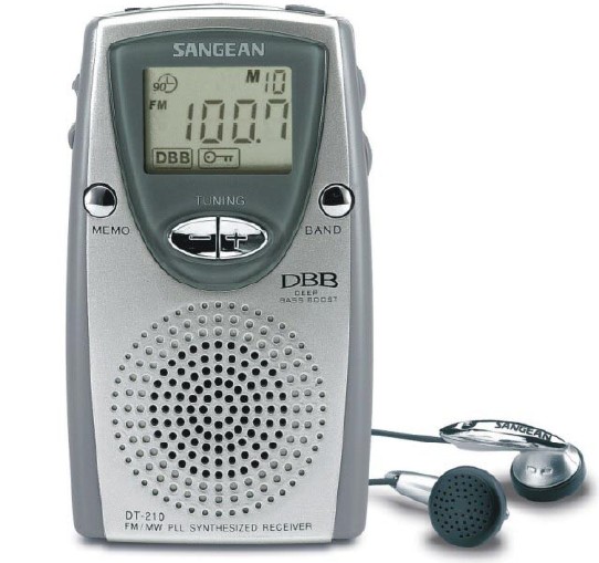 Portable Radio Sangean DT210 4711317703114