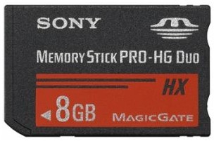 Image of Sony Memory Stick Pro HG Duo HX 8GB 50MB/s