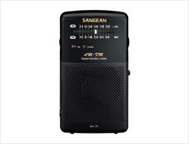 Portable Radio Sangean SR35 Zwart 4711317991801