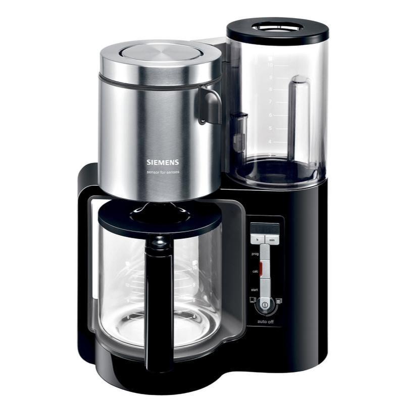 Image of Siemens Koffiemachine Zwart, Antraciet Capaciteit koppen: 15 Glazen kan, Warmhoudfunctie TC86303