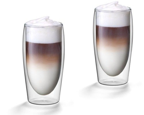 Image of Cafe latte thermo glazen