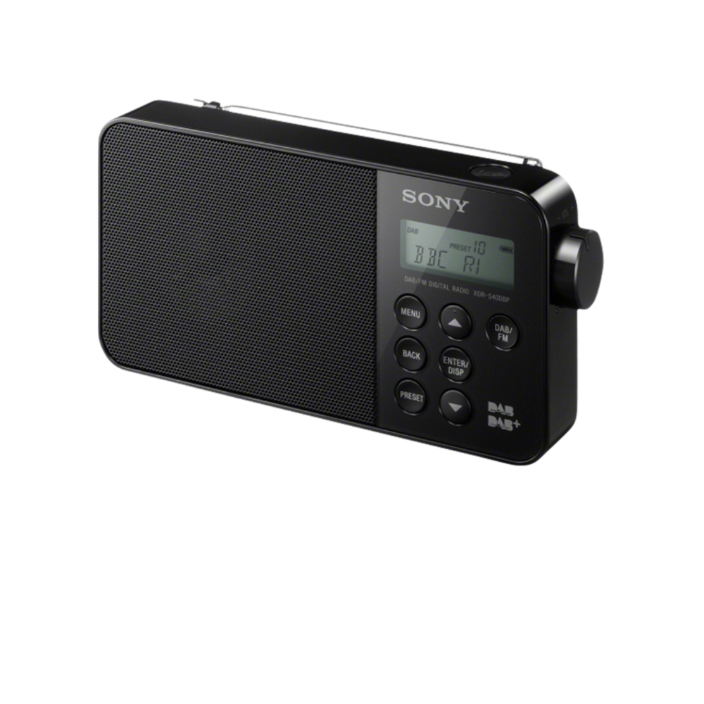 Portable Radio Sony XDRS40DBPB zwart 4905524897111