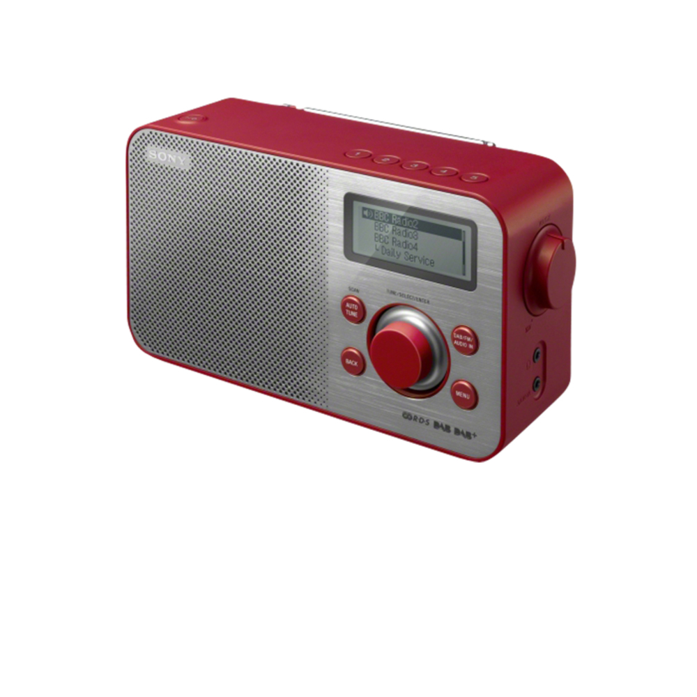 Portable Radio Sony XDRS60DBPR rood 4905524941579