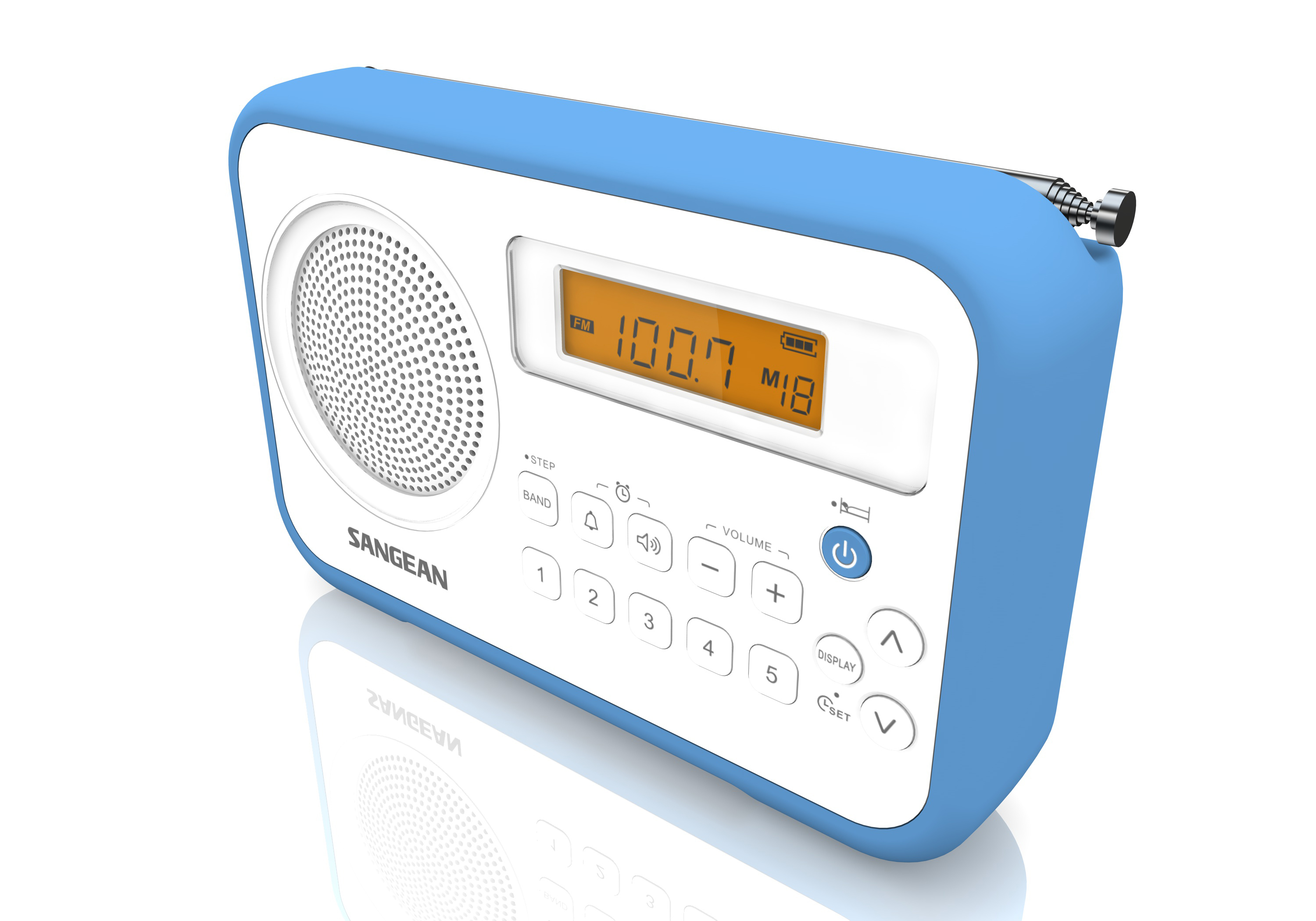 Image of Sangean PortableRadio PR-D18blauw
