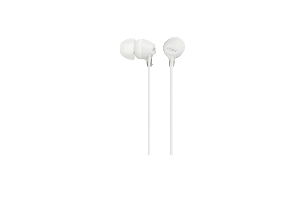 Image of Sony In-ear Headphone MDR-EX15AP - White