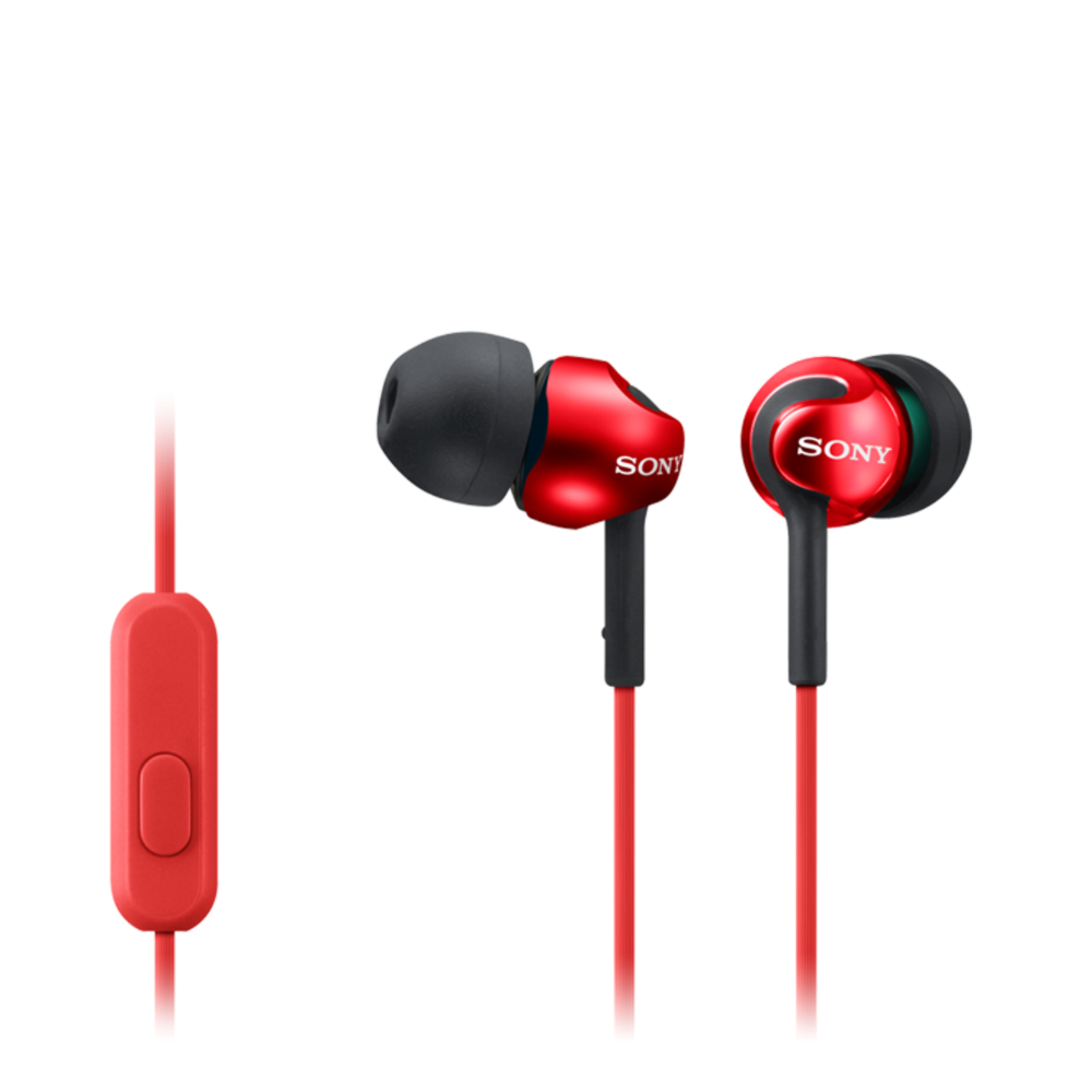 Image of Sony In-ear Headphone MDR-EX110AP - Red