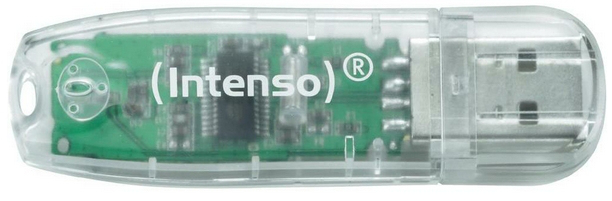 Image of Intenso Rainbow Line 32 GB USB-stick Transparant USB 2.0