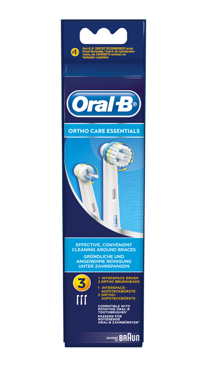 Image of Braun Oral-B EB Ortho Kit 3 Borstelkoppen Voor Elektrische Borstel