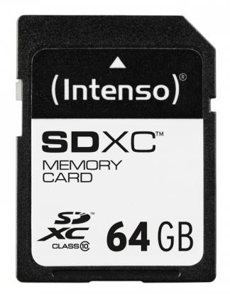Image of Intenso SD-kaart 64GB class 10