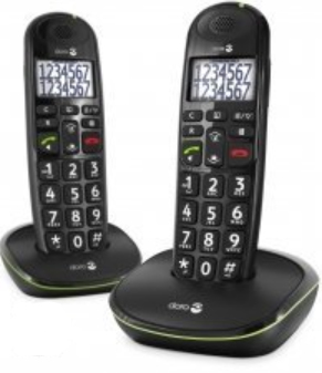 Image of Doro Phone Easy 110 Duo Big Button Care Dect Telefoon Zwart