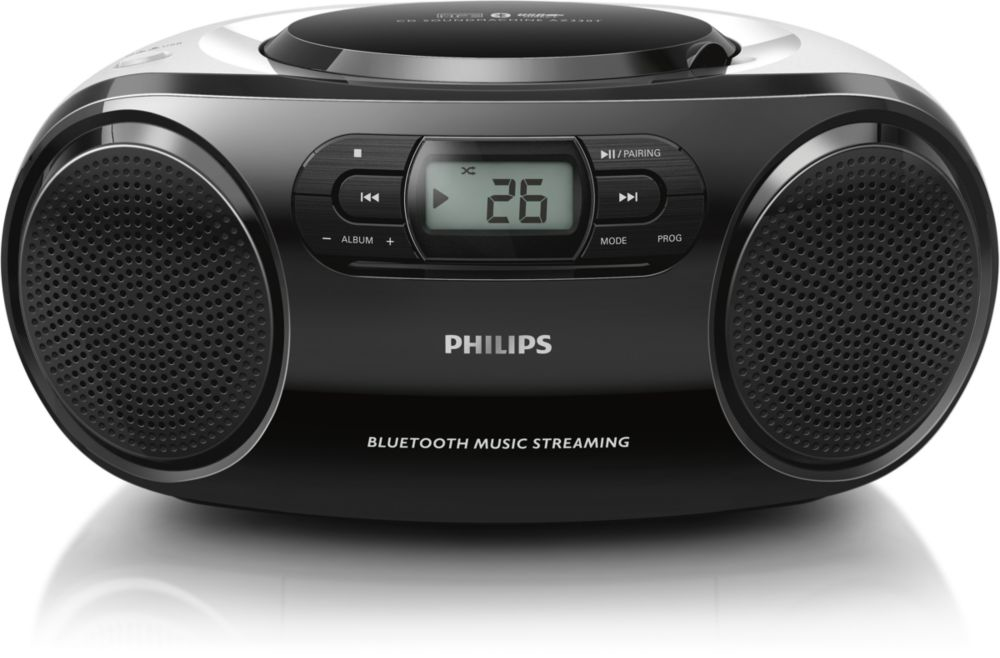 Portable Radio Philips AZ330T zwart 4895185604169