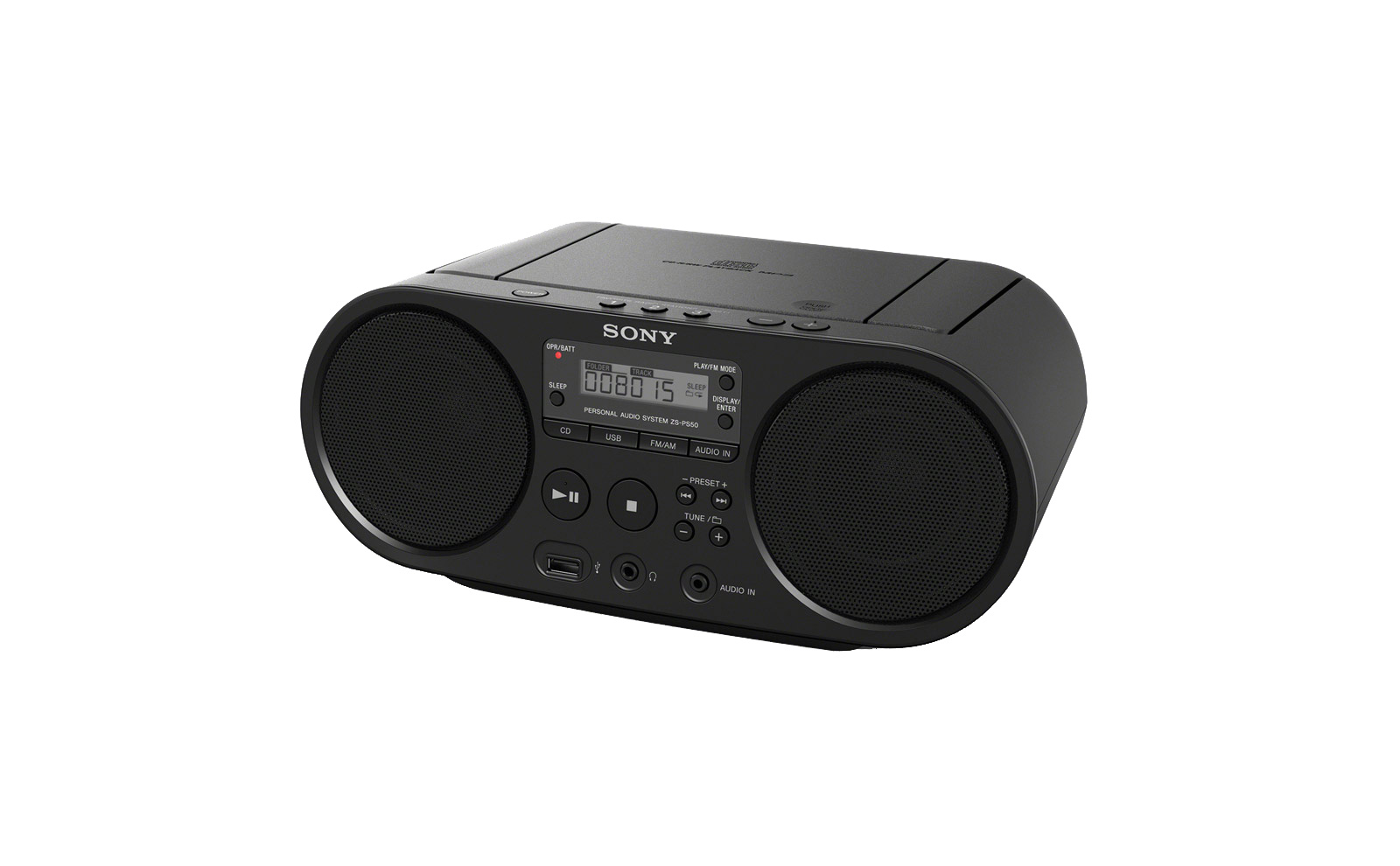 Portable Radio Sony ZSPS50 Zwart 4905524992304