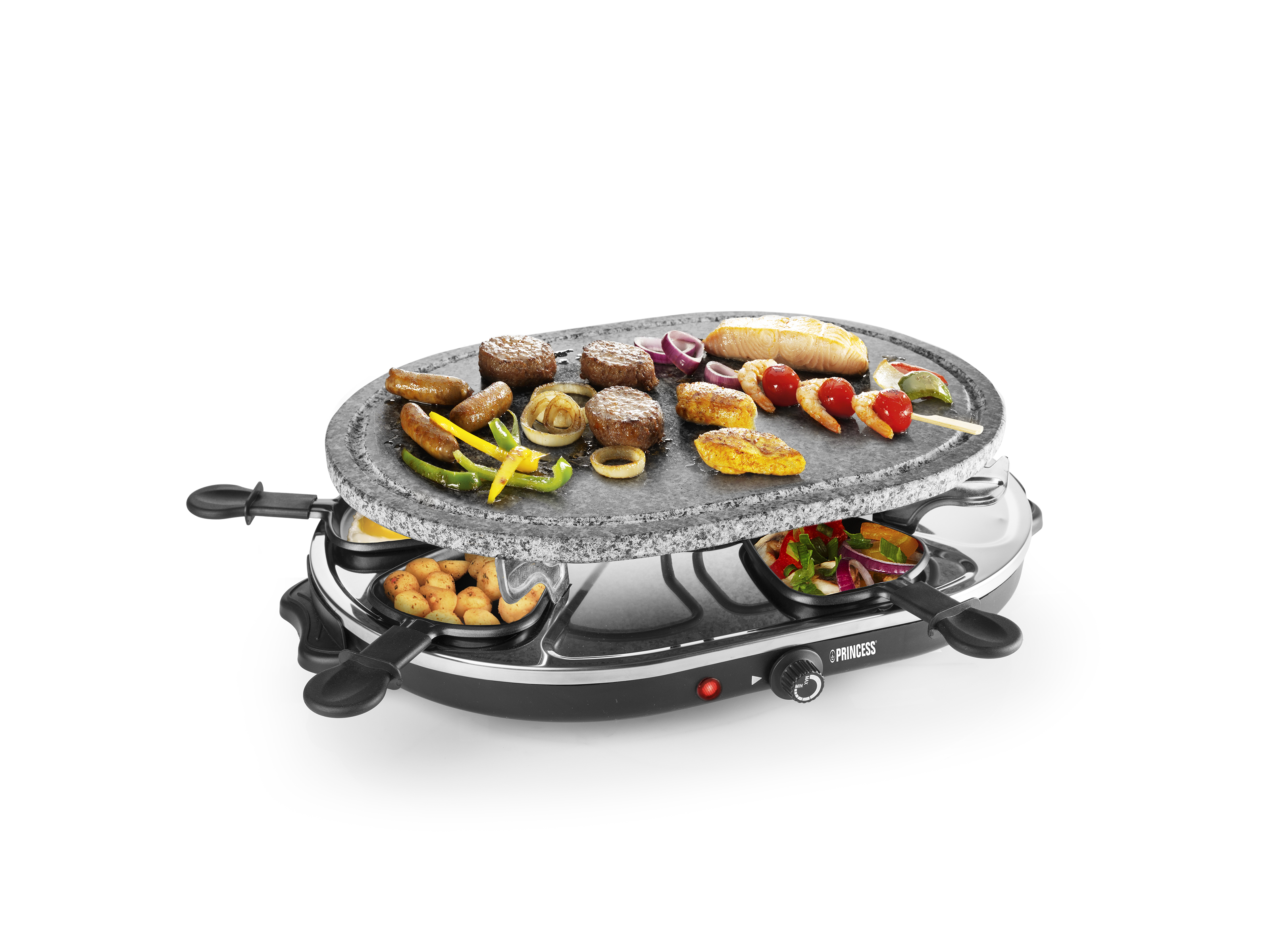 Image of Princess 162720 Raclette 8 Oval & Grill