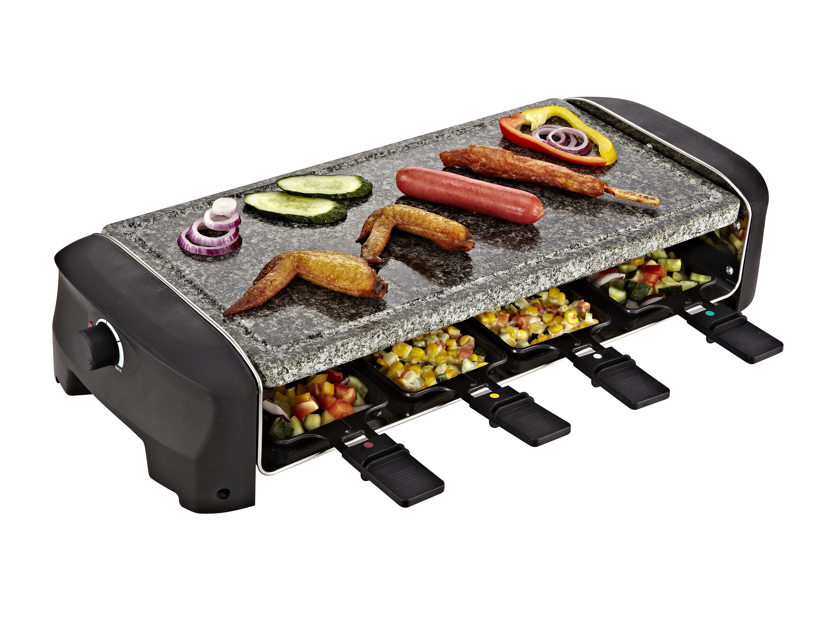 Image of Princess 162830 2in1 8-Persoons Raclette/Steengrill