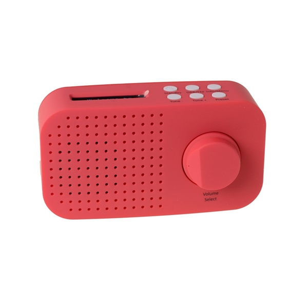 Portable Radio Tiny Audio Audio AMI DAB RADIO rood 7090011010542