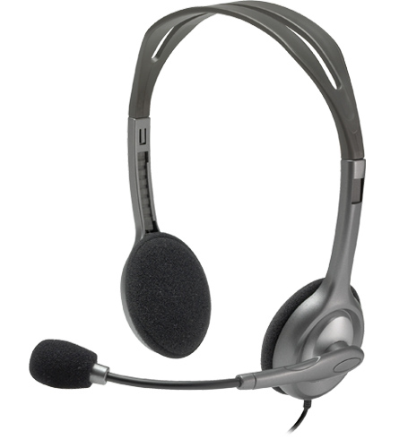Hoofdtelefoon Logitech Stereo Headset H111 5099206057340