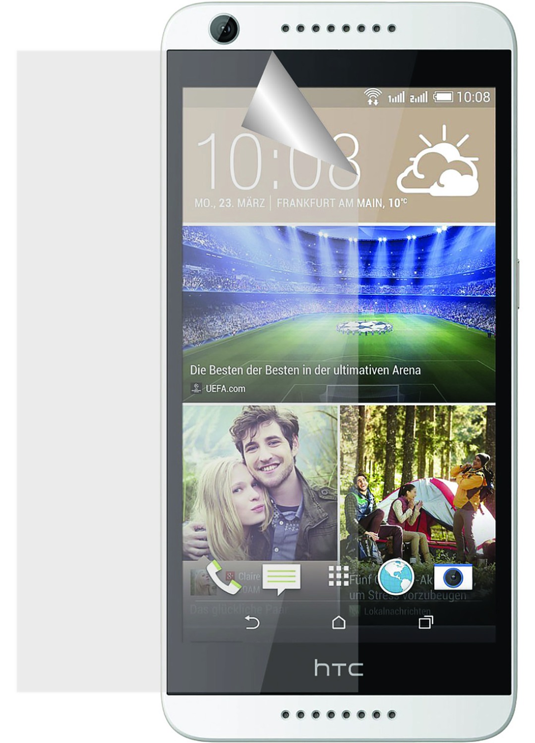 Image of Azuri duo screen protector - Ultra Clear - voor HTC Desire 6