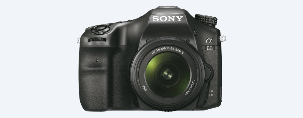 Image of Digitale spiegelreflexcamera Sony ILCA-68 24.2 Mpix Zwart Flitsschoen, Full-HD video-opname, Elektronische zoeker
