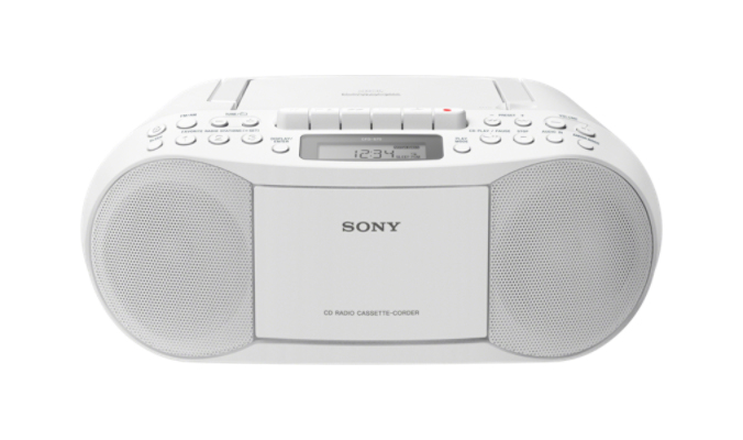 Image of Portable Radio CD Cassette Boombox Wit