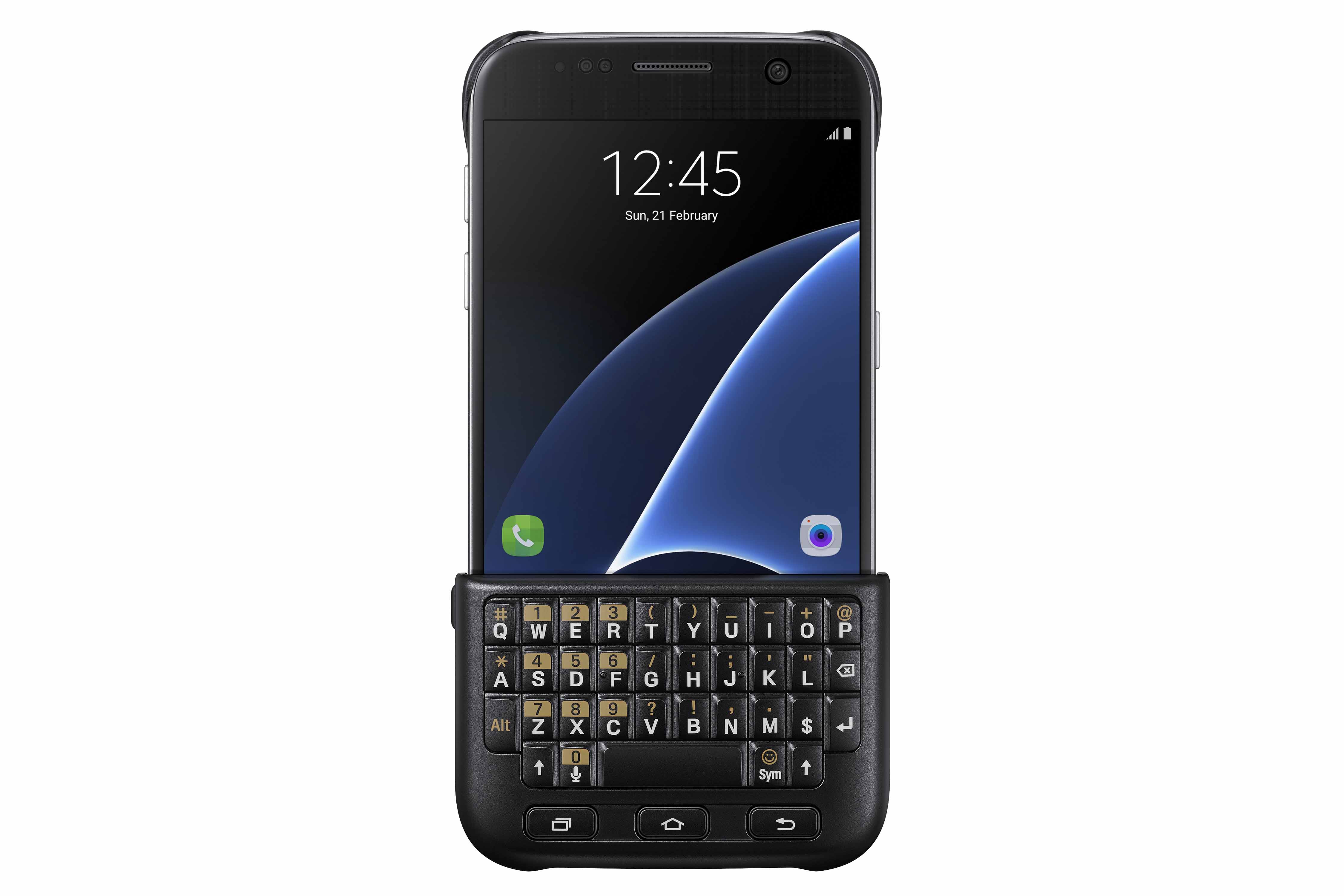 Image of Keyboard Cover voor de Galaxy S7 - Zwart