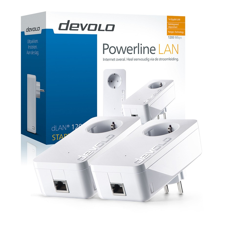 Image of Devolo 1200+ Starter Kit Powerline
