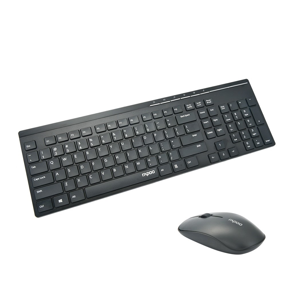 Image of 2.4G Keyboard + Mouse Opt Bk US