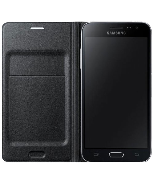 Image of Samsung EF-WJ120PBEGWW GSM flip cover Geschikt voor model (GSM's): Samsung Galaxy J1 2016 Zwart