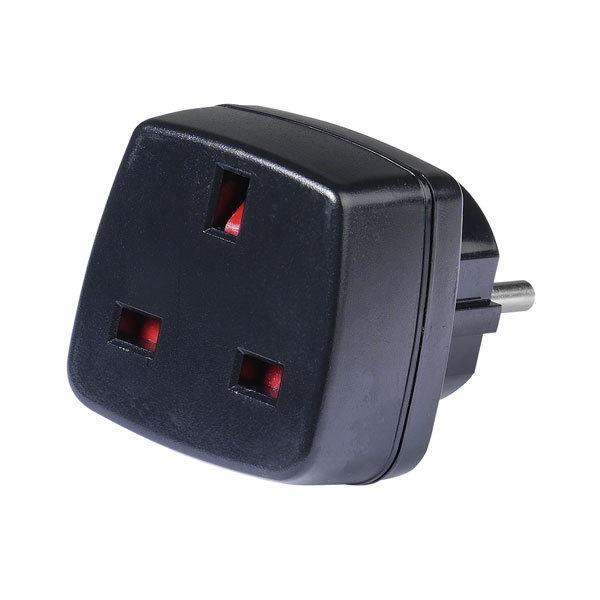 Image of Vivanco Reis adapter GB socket -> Schuko plug