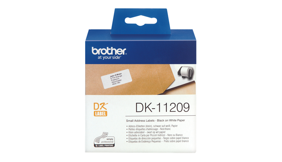 Image of Brother Bro Dk-Tape Dk11209 62Mm X 29Mm X 800'S