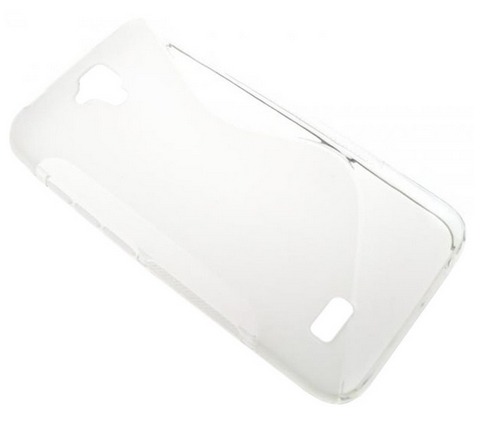 Image of Huawei cover - wit/transparant - voor Huawei Y5 II