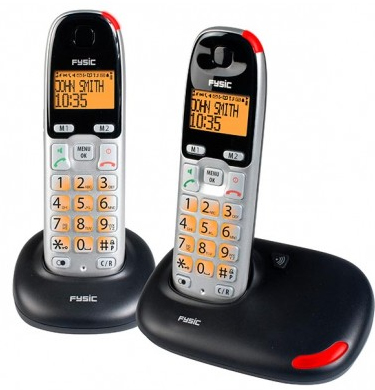 Image of Fysic Big Button Dect Tel. Twinset