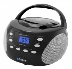 Image of FM CD-radio SoundMaster SCD3800SW AUX, Bluetooth, CD, FM Zwart