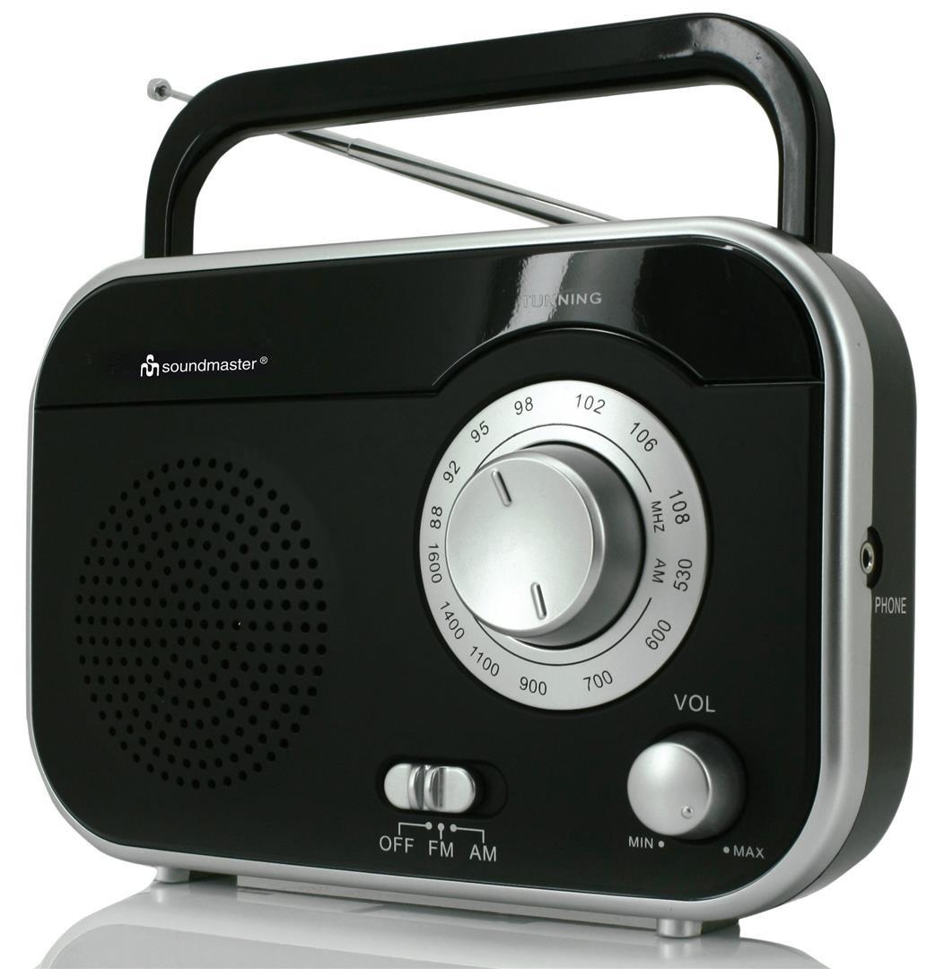 Image of Sound Master TR410SW Portable FM/AM Radio Zwart
