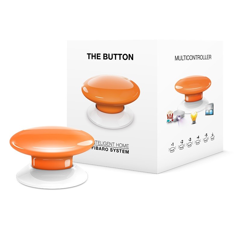 Image of Fibaro Button Oranje
