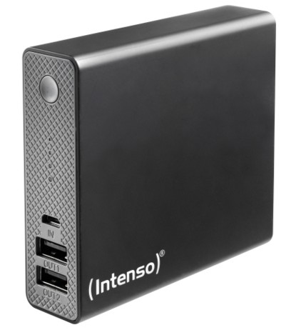 Image of Intenso 10000 mAh Powerbank 2 USB-poort(en) Softtouch ST 10000