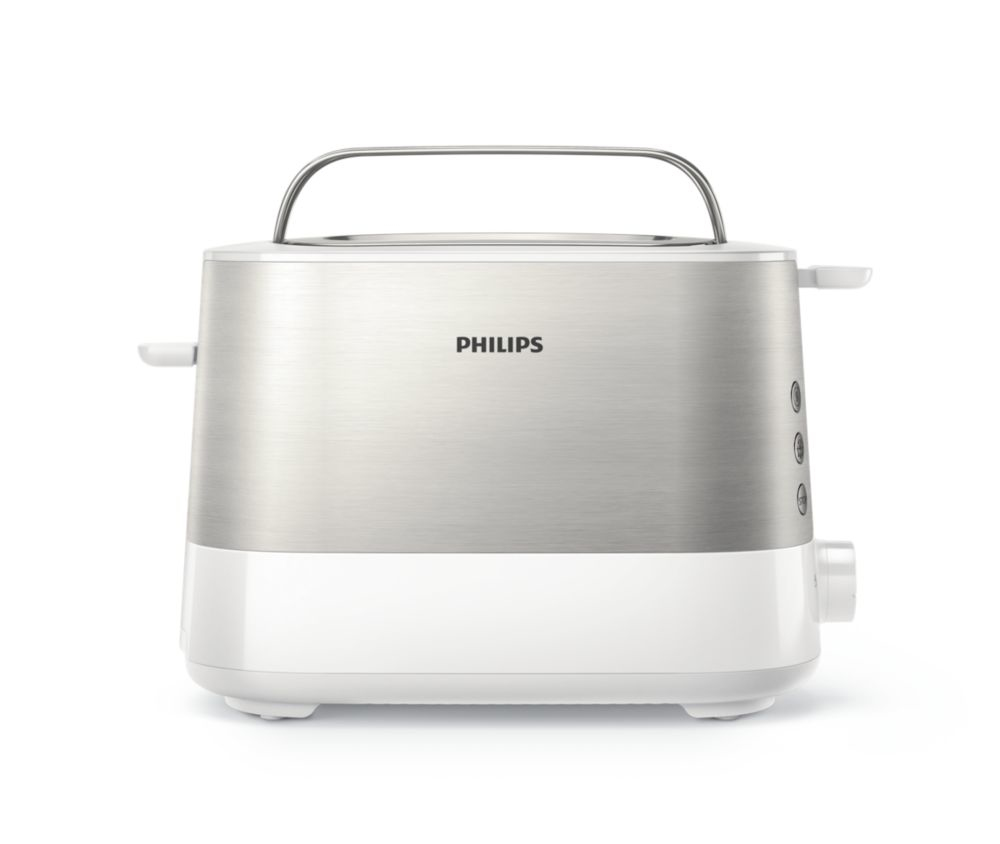 Image of Philips HD2637 Viva Collection Broodrooster Wit/RVS