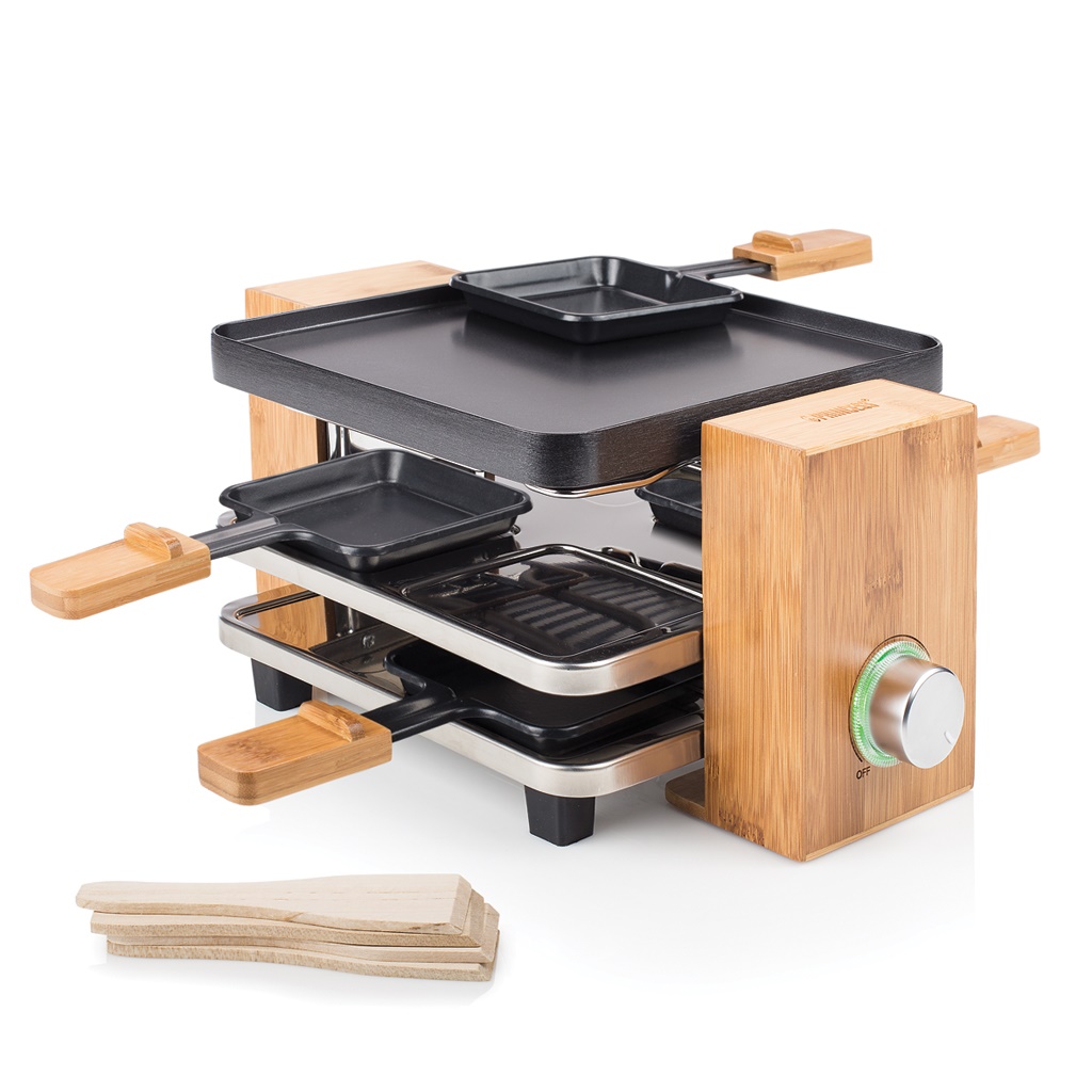 Image of Prin Raclette Natural Bamboo 4p 162900 - -
