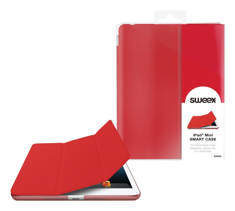 Image of Sweex iPad Mini Smart Case Rood - Sweex