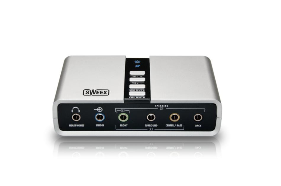 Image of Sweex Geluidskaart External 7.1 USB2.0 .SC016.