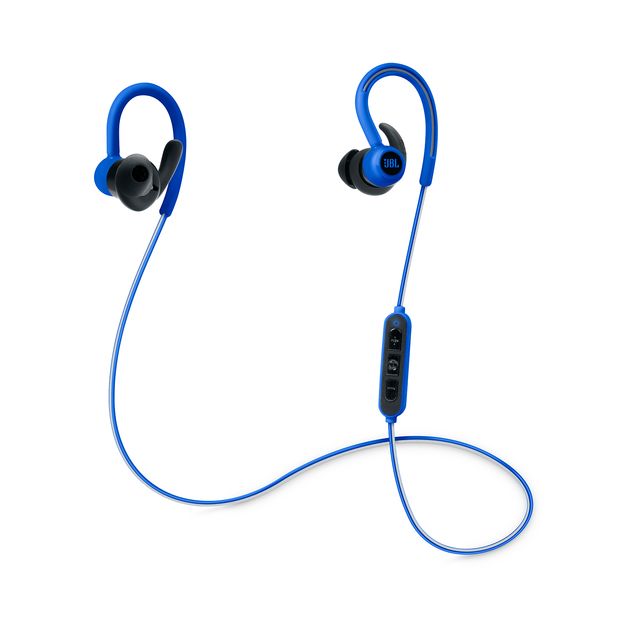 Image of JBL Harman Reflect Contour Bluetooth Sport Oordopjes In Ear Headset, Bestand tegen zweet Blauw