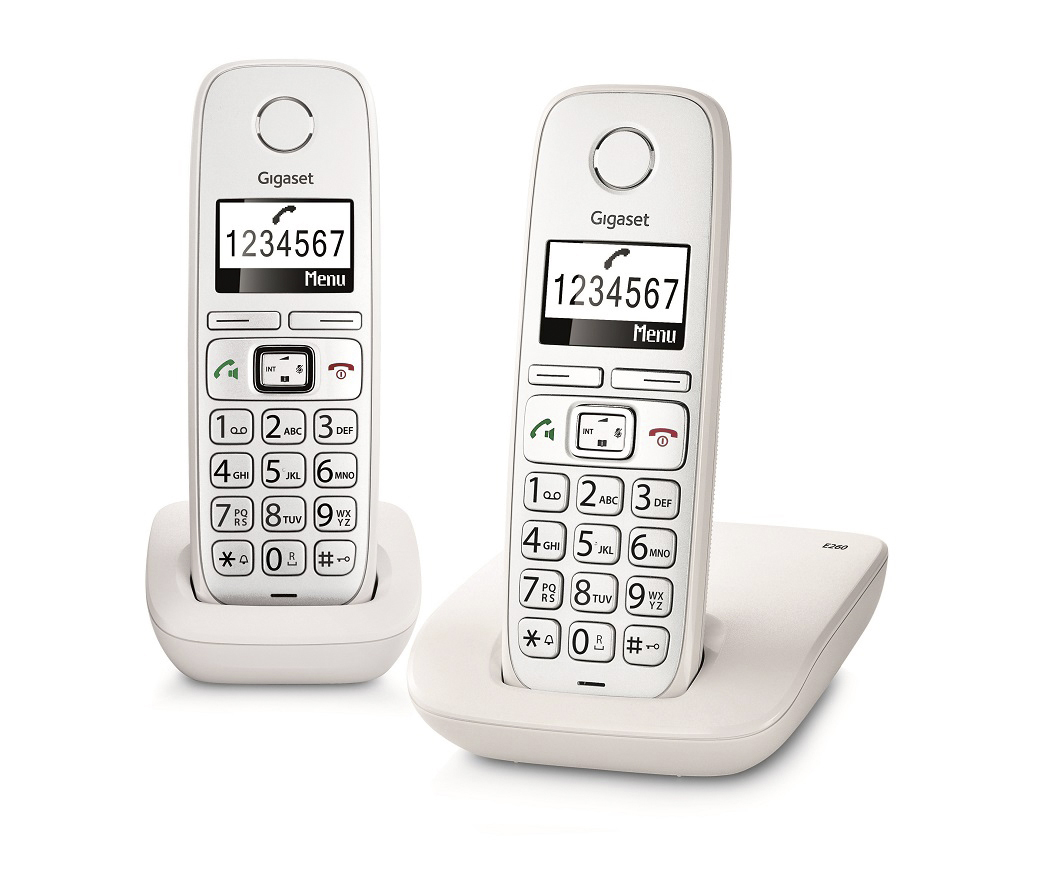 Image of Gigaset E260 DUO (BIG BUTTON) wit