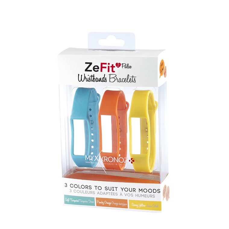 Image of MyKronoz ZeFit2 Pulse bracelets - 3 pack - colorama