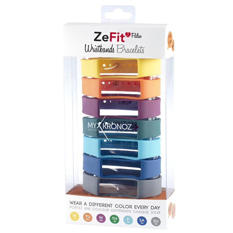 Image of MyKronoz ZeFit2 Pulse bracelets - 7 pack - colorama