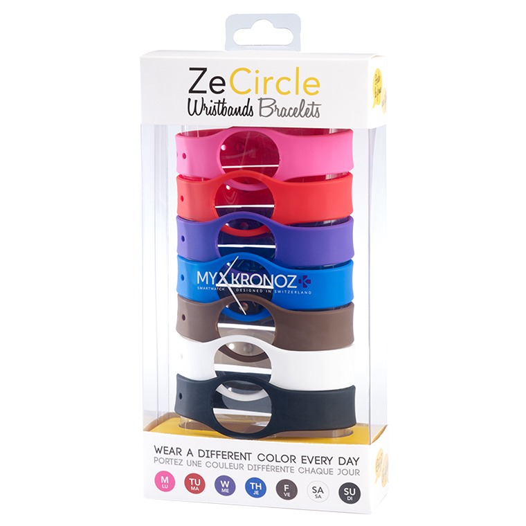 Image of MyKronoz ZeCircle bracelets - 7 pack - classic colors