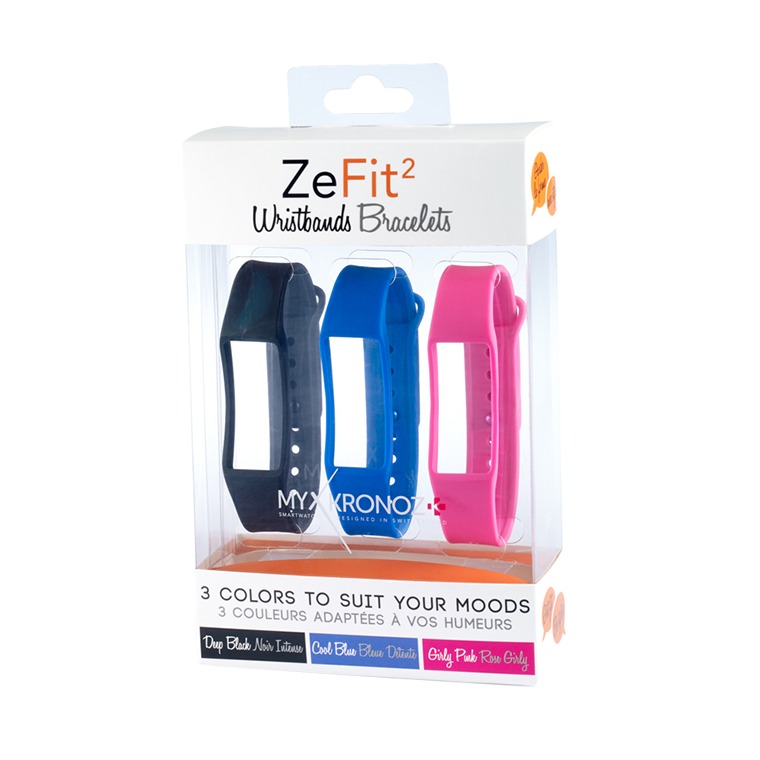Image of MyKronoz ZeFit2 bracelets - 3 pack - classic colors