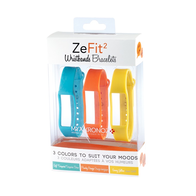 Image of MyKronoz ZeFit2 bracelets - 3 pack - colorama