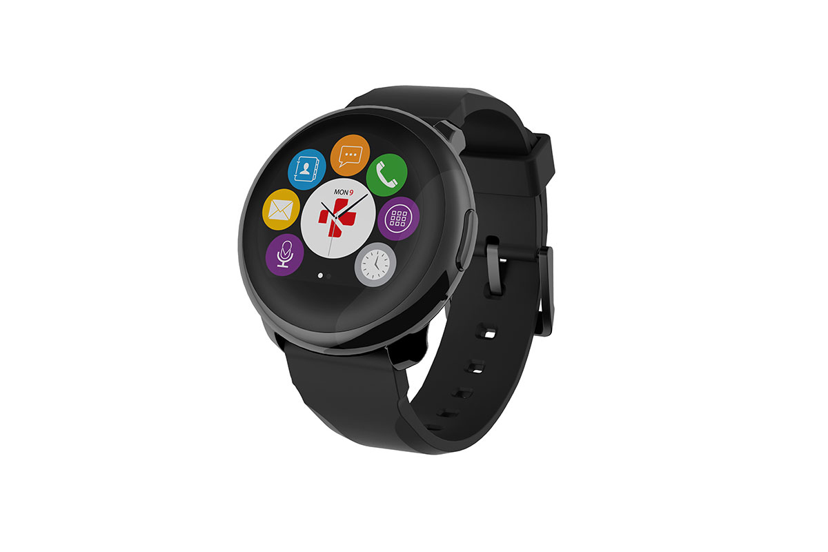 Image of MyKronoz smartwatch ZeRound - zwart