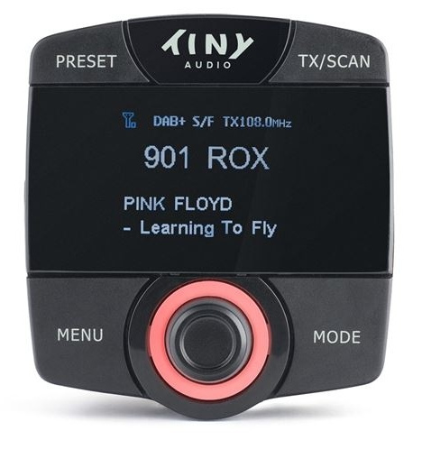 Audio Accessoires Tiny Audio Audio C6 DAB+ car-adapter zwart 7090011016056