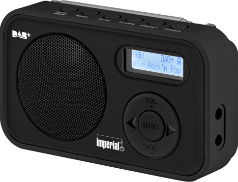 Portable Radio Imperial DABMAN 12 zwart 4024035221144